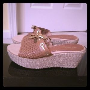 Sperry Top-Sider Leather wedge like NEW size 8.5